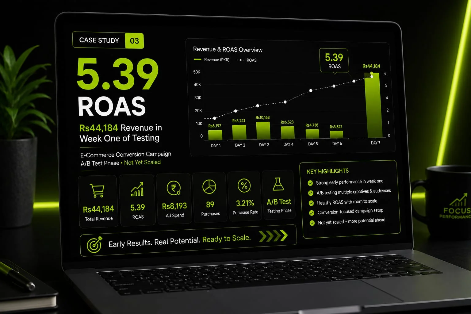 Meta Ads — E-Commerce 5.39 ROAS