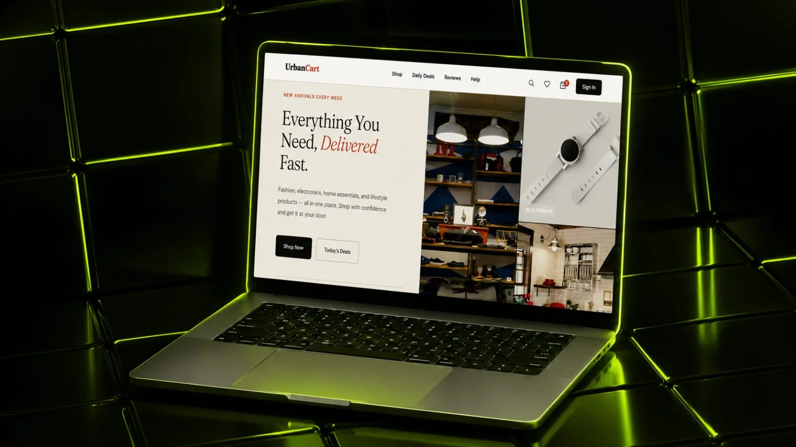 WooCommerce E-Commerce Website Full Screenshot